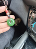 平安扣汽车钥匙扣挂件高端精致男女玉石饰品吊坠电动车手工钥匙链 【平安扣】碧绿 实拍图