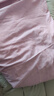博洋（BEYOND）博洋家纺100%纯棉全棉磨毛被套被罩加厚秋冬保暖单件套床上用品 花语紫【全棉磨毛】 150*210cm 实拍图