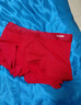 莫代尔本命年大红男士内裤男纯棉10A抗菌宽松平角裤结婚喜骐骥红短裤头 实拍图