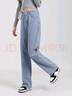真维斯（Jeanswest）女装牛仔裤子时尚港风2025春夏季新款显瘦直筒裤休闲百搭长裤GYP A雾霾蓝8520（直筒长裤） 版型偏大建议拍小一码 28 实拍图