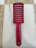 帕提拉（patila）头发根蓬松神器造型大弯排骨梳子女网红款高颅顶弧形大板按摩梳男 可乐红【1个装】 实拍图