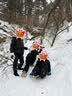自由系加绒工装裤女秋冬2025新款束脚登山冲锋子裤高腰阔腿休闲运动卫裤 实拍图