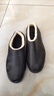 棉拖鞋男冬季包跟防水厚底加绒加厚情侣室内可外穿老人保暖棉鞋女 213 黑色 39 实拍图