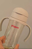 贝亲（Pigeon）自然成长翻盖直饮吸管 大童奶瓶330ml 经典款 18月+  AA278 实拍图
