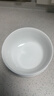 斯凯绨（Sky Top）陶瓷面碗骨瓷汤碗米饭碗家用餐具纯白6英寸4件套装 实拍图