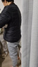 浪莎羊毛内胆女2025秋冬新款时尚外套短款保暖内搭小个子轻薄羽绒棉服 黑色 【高品质羊毛填充】 XL 【推荐110-130斤】 实拍图