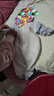 班杰威尔婴儿衣服春秋季夹棉连体衣宝宝保暖哈衣爬服 保暖蓝熊2件套 80码 实拍图