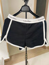 Calvin Klein内衣【摩登引力带】女士本命年ck家居外穿睡裤辣妹运动短裤QS5982 001-太空黑 M 实拍图