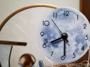 美世达创意座钟摆件钟表台式客厅桌面台式钟装饰品夜光床头柜台钟 CY1461 晒单实拍图