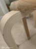 PEOY实木凳子圆凳家用可叠放小板凳现代简约客厅餐凳网红化妆凳矮凳 全实木原木色4把装 实拍图