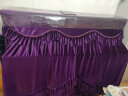 猛士钢琴罩全罩欧式奢华韩国绒高档加厚简约钢琴套防尘罩布艺欧式全包 高贵紫 琴罩153*34*120赠双人凳套76*36 实拍图