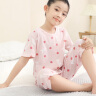 红豆儿童睡衣纯棉夏季薄款空调服男女童短袖套装中大童家居服3320 140 实拍图