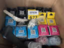 爱普生（EPSON）原装墨水672系列L360L351L313L310L363L485L383L380连供打印机墨盒 墨仓式打印机墨水T6722青色墨水 实拍图