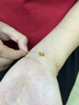 中国黄金（CHINA GOLD）18k黄金环环相扣手链女双环转运珠手饰七夕情人节生日礼物送女友 【京速达】18K黄金/环环相扣手链 实拍图