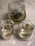 美斯尼 双层玻璃杯茶杯品茗杯功夫茶杯主人杯小泡茶玻璃水杯子茶具竹盖防烫隔热加厚耐热品杯100毫升 2只装 实拍图