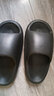 果洛菲（GUOLUOFEI）踩屎感拖鞋男夏季厚底eva浴室情侣凉拖鞋女款可外穿 黑色 38-39 实拍图
