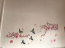 尚府（SONFUR）七夕桃花卧室宿舍房间电视背景墙贴画温馨床头装饰品壁贴纸自粘喜庆贴纸 红色 特大号QC8054+QC6061 实拍图