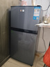 志高（CHIGO）小冰箱迷你小型家用冷藏冷冻两用宿舍出租房用双门办公室电冰箱节能省电 【一级能效】98L灰色【三天约一度电】 实拍图