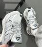 adidas明星同款下班鞋SHADOW FEVER缓震防滑厚底老爹鞋阿迪达斯   浅灰/深灰/晶白   44 实拍图