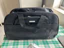 REINHARDT2026新款大容量旅行包男女行李包商务出差旅行袋旅游健身包行李袋 黑色中号 实拍图