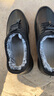 鮟鱇冬季男棉鞋加厚保暖爸爸老北京布鞋棉靴休闲鞋 AK22153 黑色 38  实拍图