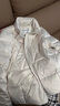 歌莉娅（GOELIA） 新年红品【95白鹅绒】羽绒服轻薄保暖立领外套1CCL8B0B0 05W米白 S 实拍图