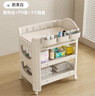 淘尼屋尿布台婴儿护理台多功能全塑料婴儿床可移动新生儿换衣洗澡抚触台 尿布台+PU软垫+三个挂盒进口HDPE 尿布台进口HDPE食品级0甲醛 实拍图