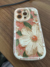 英恺达 适用苹果14Pro手机壳iphone14Pro保护套全包防摔抗指纹男女款创意高级保护壳泡芙壳油画山茶花  实拍图