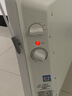奥克斯取暖器家用电暖器 客厅对流速热欧式快热炉 浴室防水电暖气片烤火炉速电暖风烘干晾衣 白色-机械款 实拍图