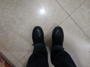 海澜之家HLA男鞋秋冬款休闲皮鞋子男士板鞋HAAXXM4DBF453 黑色短绒款39 实拍图