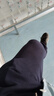 真维斯（Jeanswest）运动卫裤男款2025秋冬新款男士宽松束脚加绒哈伦裤休闲裤子男秋款 藏青色(加绒款).+黑色(加绒款) 4XL 实拍图