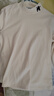 真维斯（Jeanswest）德绒打底衫女装秋冬季长袖t恤上衣服加绒保暖加厚内搭半高领秋衣 米色 小幸运笑脸棕_K_左领角 M 实拍图