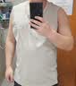 蕉内棉棉301H情侣款背心男女士100%纯棉无侧缝宽松圆领居家睡衣夏季 【宽肩】浅岩棕 3XL 实拍图