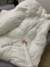 LOVO罗莱生活A类 95%昆仑白鹅绒羽绒被 冬被 1000g填充200*230cm 白色 实拍图