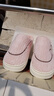 利达妮（TZLDN）棉拖鞋女秋冬季新款室内居家用厚底防滑毛绒保暖可爱情侣毛毛鞋男 浅粉 40-41 (适合39-40码) 实拍图