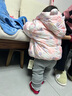戴维贝拉（DAVE＆BELLA）儿童羽绒服女童上衣男童羽绒衣冬装新款宝宝衣服保暖小童外套 小兔印花【现货】DB4238127 90 cm（建议身高80-90cm） 实拍图