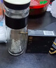 特美刻（TOMIC）玻璃杯双层高硼硅水杯男士茶水分离泡茶杯耐高温透明茶杯送爸爸 【纯钛茶隔】黑色 实拍图