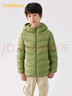 巴拉巴拉童装儿童排骨羽绒服男童女童亲子装轻薄内胆2025年新款冬装外套 澜夜黑-立领-灰鸭绒 -209425107208 140 充绒量54g 实拍图