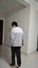 361°童装儿童短袖棉T恤夏季男童运动吸湿排汗短袖针织衫上衣简约百搭 本白1210 175 cm 实拍图