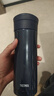 膳魔师（THERMOS）保温杯男士泡茶杯茶水分离不锈钢车载办公水杯可定制团购TCMK 深蓝色 470ml 实拍图