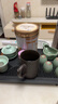 尚言坊小型茶盘带排水家用茶托盘客厅高档仿乌金石茶海茶具干泡小茶台 实拍图