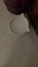 猫橘狗可爱猫咪碗陶瓷猫碗防打翻高脚护颈喝水碗倾斜口猫盆狗碗宠物用品 白色 可爱高脚陶瓷碗(公主款) 实拍图