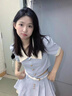 FSHE2025小个子穿搭一整套甜辣上衣炸街奶系小香风套装连衣裙女 套装 蓝杏纽扣上衣+蓝杏短裙+白腰带) L 105斤-120斤 实拍图