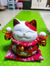 吉善缘陶瓷招财猫摆件存钱罐店铺开业礼品收银台红发财猫办公室乔迁装饰 大号财源滚滚（存钱罐） 实拍图