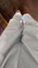 御祥康护士裤白色护士裤工作裤松紧腰修身医生裤医生服护士服实习生裤 白色 薄款【松紧腰】 XL （125-140斤） 实拍图