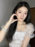OVOLOOK美瞳半年抛2片黑色大直径自然混血灰色彩色隐形眼镜2024新款 大美目黑14.5mm 400度 实拍图