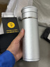 JRINKTEEA茶水分离保温杯男女闷泡茶杯车载焖茶杯316不锈钢无缝内胆礼品 2409冰银（316不锈钢内胆）500ml 实拍图