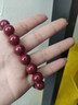 2025蛇年本命年朱砂手串正品男款女士高含量紫金砂单圈转运珠手链 12mm朱砂手串【附鉴定证书】 实拍图
