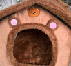 珑小宠  猫窝狗窝冬季宠物房子可拆洗四季通用狗猫房子小型犬泰迪狗屋 棕色M号 实拍图