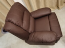秉绪头等太空沙发单人沙发舱电动功能躺按摩懒人沙发可睡觉电竞沙发椅 咖啡猫抓皮 手动坐躺+转摇 实拍图